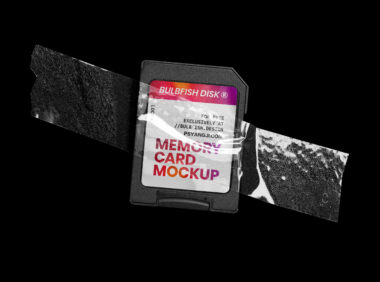 國外高級MOCKUPS，真實(shí)質(zhì)感SD數(shù)碼儲存卡PS樣機(jī)