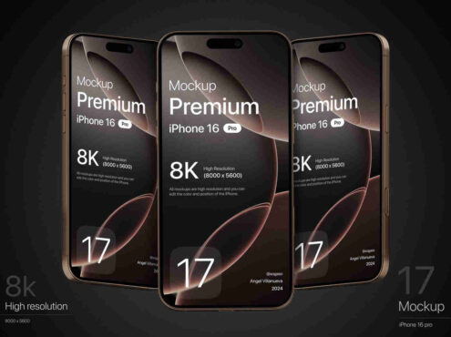 2024年蘋果16手機(jī)APP界面UI展示PS樣機(jī)，模板含fig格式，一共6.7個(gè)G的高品質(zhì)素材