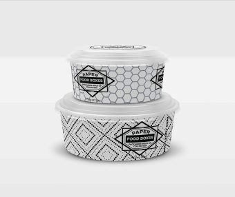 大小塑料碗外包裝設(shè)計ps樣機(jī)