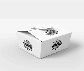 方形包裝盒展開圖效果ps樣機(jī)