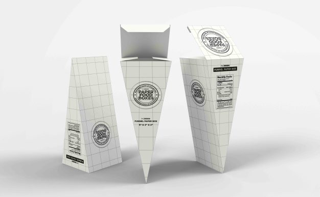 異形甜品筒包裝設(shè)計psd樣機(jī)素材