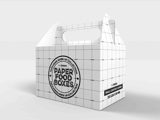 手提打包盒多角度展示ps樣機(jī)模型